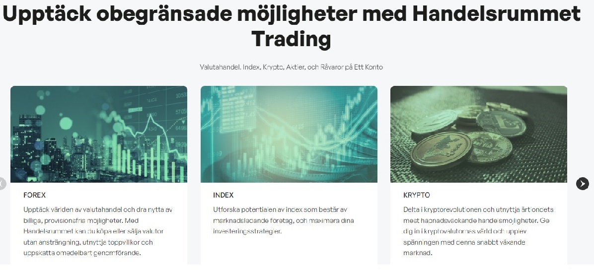 Handelsrummet Obegränsade möjligheter