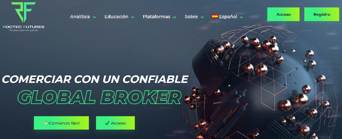 Roctec Comerciar con un confiable global broker