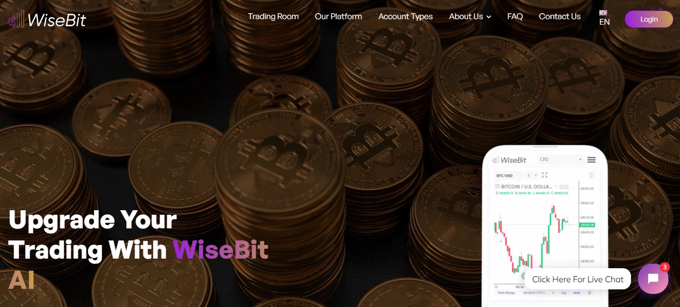 WiseBit.AI Homepage