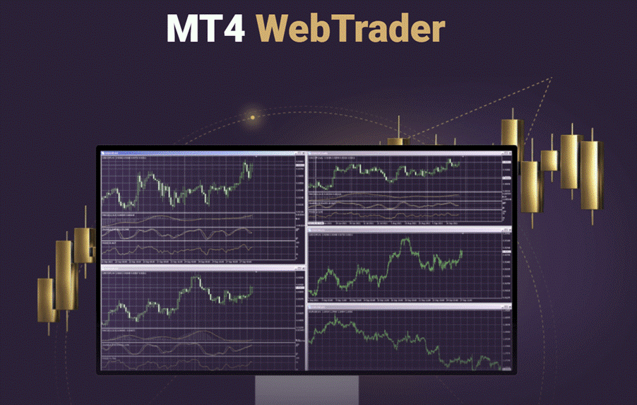 page présentant la plateforme WebTrader du courtier en ligne Xlence