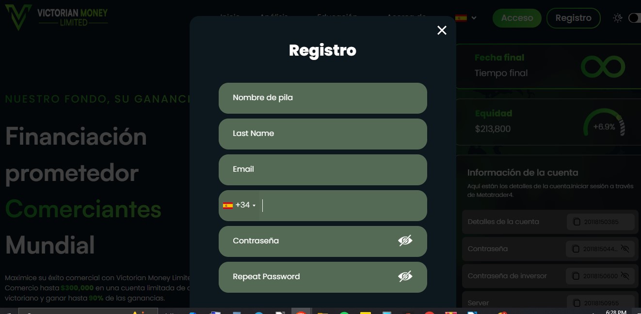 Victorian Money Limited Signup Page Victorian Money Limited Signup Page